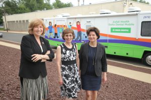 Dental van ribbon cutting, 2