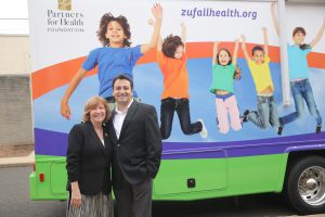 Zufall's Eva Turbiner, President and Chief Executive Officer, with Dr. Sam Wakim, Chief Dental Officer 